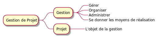 definir la gestion de projet